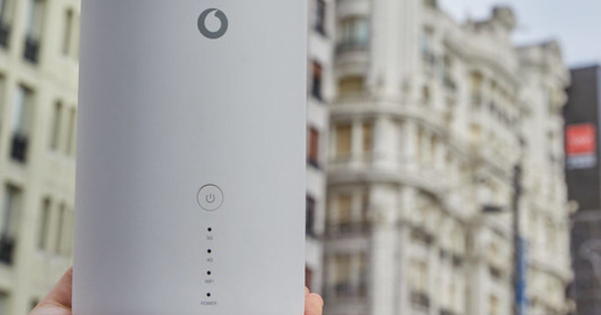 Vodafone lanza un router 5G autoinstalable y preparado para que